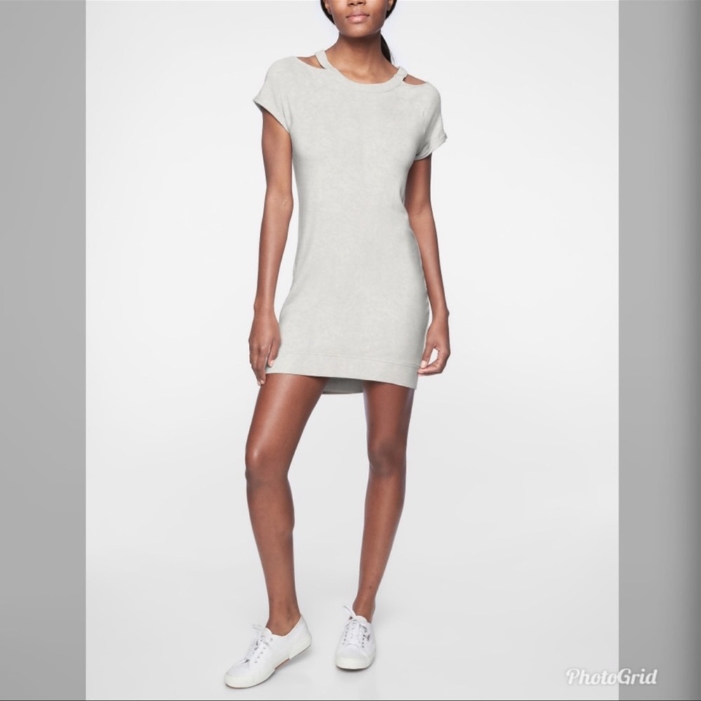 Athleta Shala Dress Size L Grey